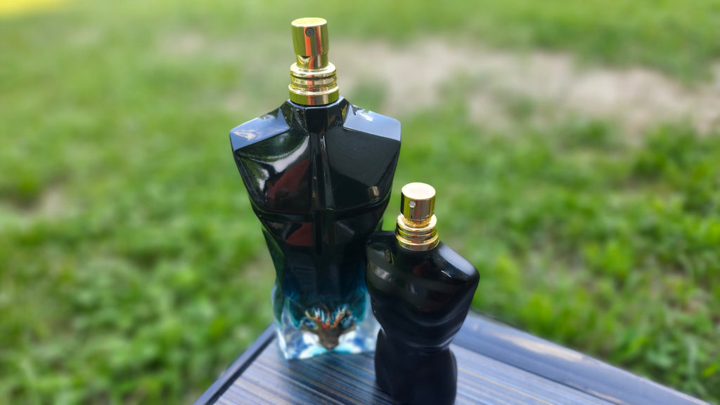 Coffret Gauthier – vue de face flacons parfum homme 40ml