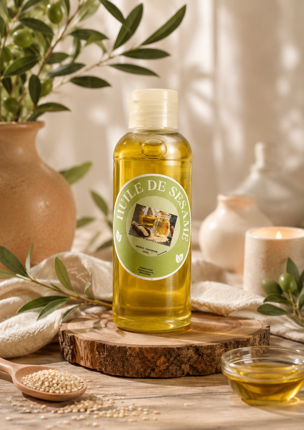 Huile de Sésame Pure – 100 ml